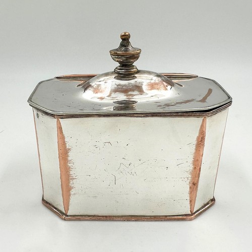 Octagonal georgian tea caddy - tea,