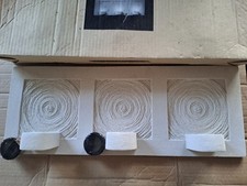 Floating Wall Shelf  Candle Display White .Unwanted Gift