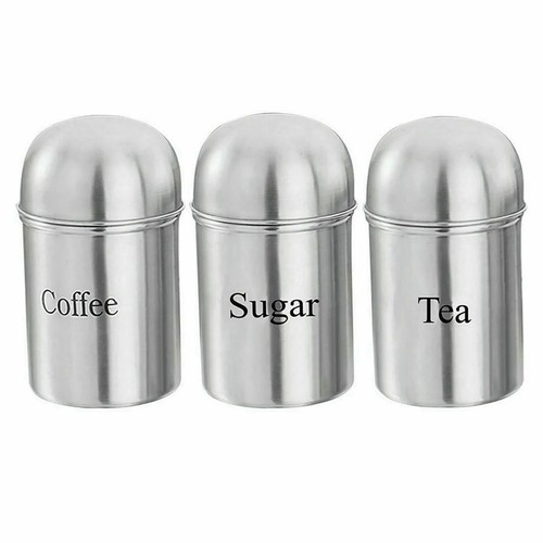 Stainless steel dome canister - steel,