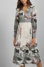 Ted Baker Nynina Willow Floral Floaty Dress Size 2 UK 10 NWOT