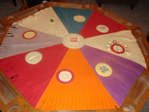 Old west poker - poker, table