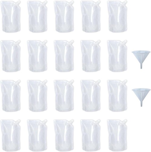 20pcs 500ml refillable - 20pcs,