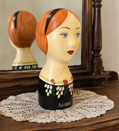 Vintage milliner hand - hand, painted