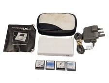 NINTENDO DS Lite Handheld Game Console Bundle Inc 4 Games Power Adapter - SA2