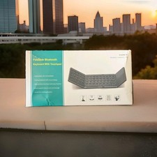 Foldable Bluetooth Keyboard with Touchpad