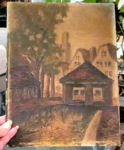 Oil painting european - oil,