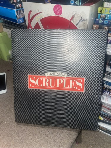 Question scruples card - of,