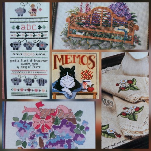 Family tree sampler - sampler, garden