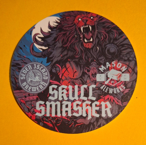 Seven island brewery skull - seven,