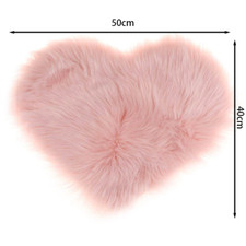 Love Heart Fluffy Mat Rugs