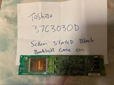 Toshiba 37 " LCD TV 37C3030D Inverter Board 6632L-0314C Master LC370WXI REV1.5