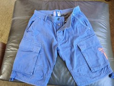 Gio Goi Mens Blue Cargo Shorts Size L