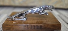 Vintage Chrome Jaguar Hood