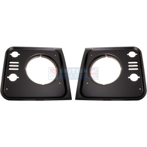 Black headlight surround set - black,