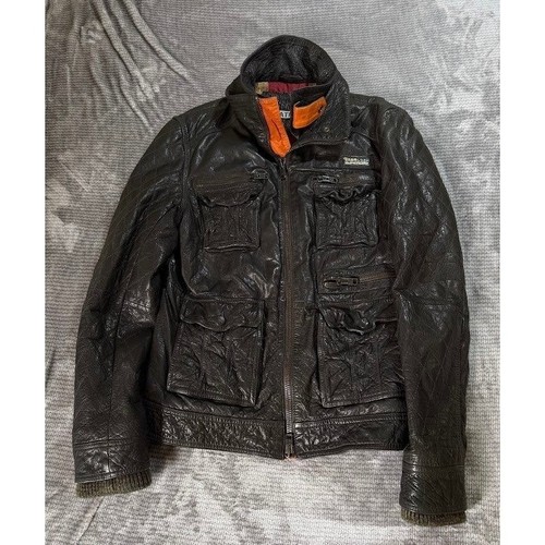 Superdry mens dark brown - dark,