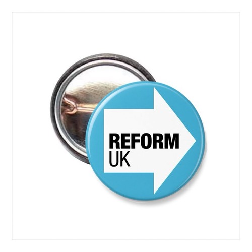 Reform 25mm pin badge - 25mm,