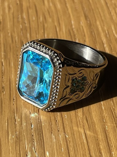 Large men silver - silver, blue