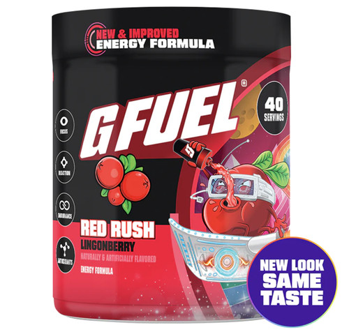 Gfuel red rush lingonberry tub - gfuel,