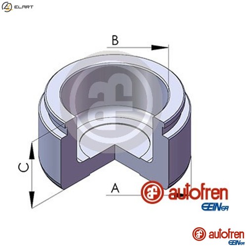 Piston brake caliper d025697 - brake,