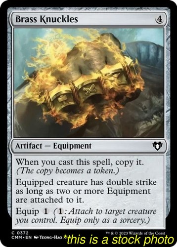 Magic brass knuckles commander - magic,