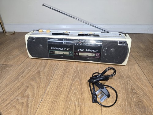 Sharp 268e vintage twin - sharp, wq-268e(w)