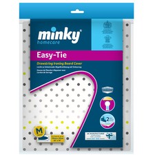 Minky Drawstring Easy Tie Ironing Board Cover - - Choice of Size