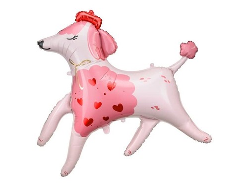 Foil balloon poodle gift party - gift,