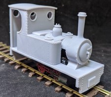 O-16.5 Narrow Gauge "Gerry" Body For Hornby's Peckett W4 Chassis