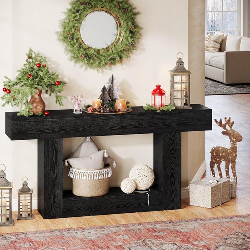 Farmhouse console table - console,