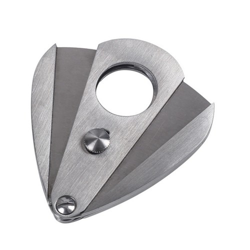 Wood cigar cutter stainless - cutter,