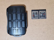 2 x 64GB Sony XQD G Series