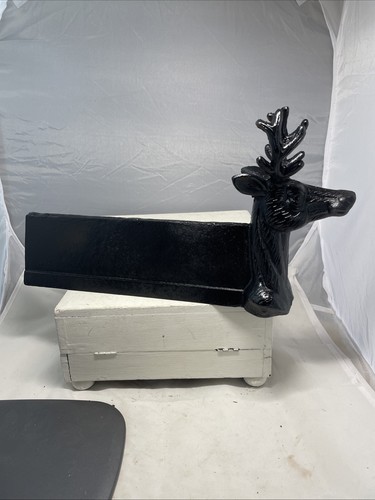 Cast iron boot scraper deer - iron,