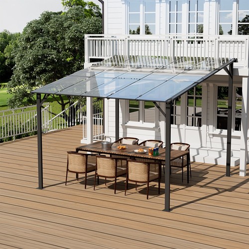 3x3m lean gazebo outdoor - to,