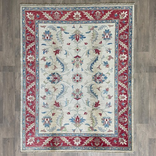 Cream afghan sultanabad rug - sultanabad,