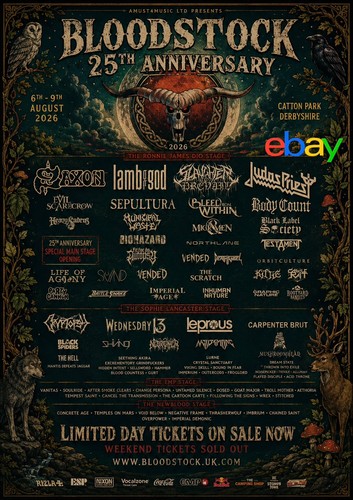 Bloodstock music festival 2026 - bloodstock,