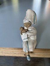 Seated Wee Willie Winky Character By Eden pottery of Whitby