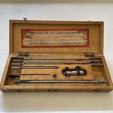 Moore & Wright Internal Micrometer 2" - 8” Range 1938 