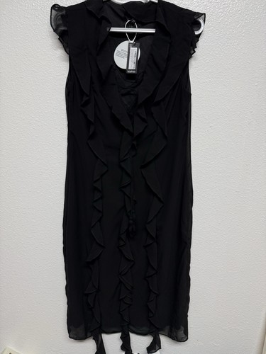 Chiffon sleeveless ruffle - chiffon,