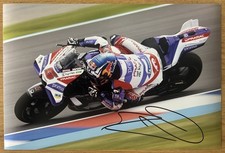 Johann ZARCO Signed 12/8” Photograph MotoGP DUCATI Prima Pramac Yamaha