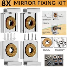 8X Chrome Mirror Wall Hanging