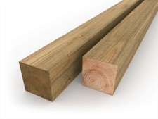 Pressure Treated Fence Posts Multiple Sizes & Lengths 3x3 4x4 6x6 8x8 Inch Post