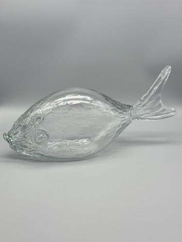 Hand blown glass fish - fish, 16.5”