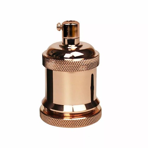 Vintage brass e27 pendant - vintage,