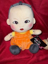 BNWT Official Squid Game Netflix Plush Red Light Green Light Girl Doll Toy Teddy