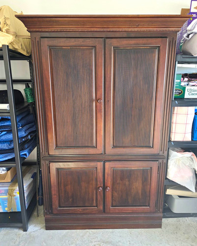 Dark wood freestanding - dark,