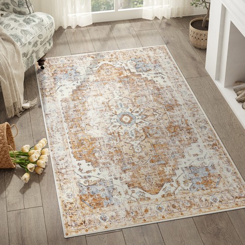 Vintage floral area rug - 4,