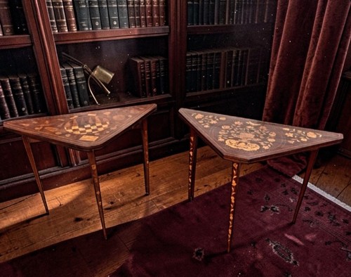 Pair 18thc dutch marquetry - 18thc,