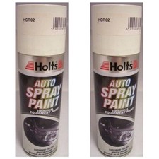 2x Holts Professional Car Cream Gloss Spray Paint 300ml HCR02