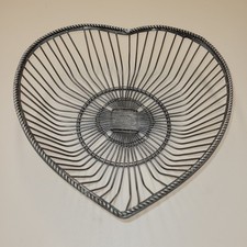 Vtg Heart Shaped Folk Art