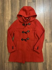 Laura Ashley Red Wool Duffle